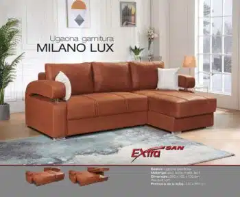Milano Lux - Ugaona Garnitura