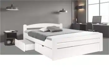 K4 bračni krevet, fioke za posteljinu, maska uznožja