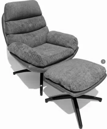 Fotelja sa tabureom ELEGANCE